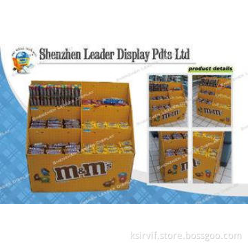 Glossy Laminated Cardboard Half Pallet Display for Candy